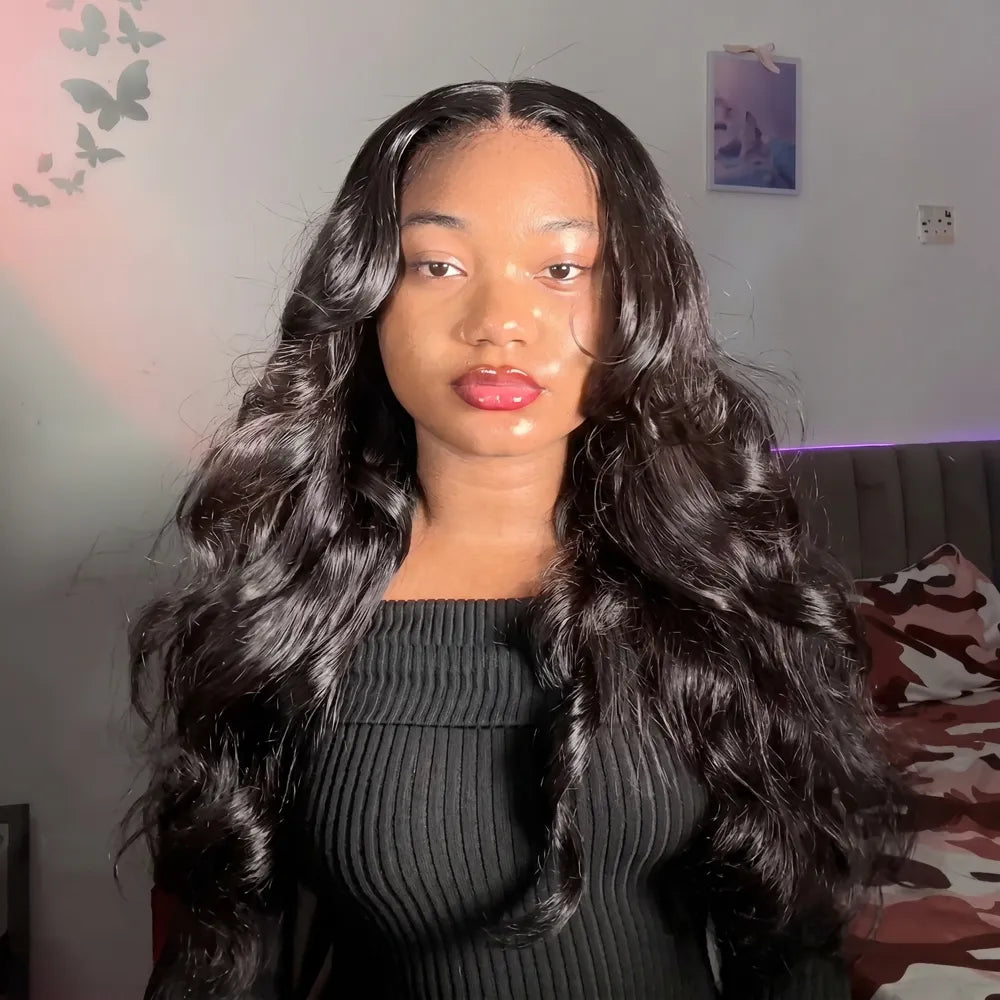 Wear & Go Body Wave 9x6 Pre-Cut Pre-Plucked & Pre-Bleached Skin Lace Glueless Wig