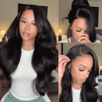 Wear & Go Body Wave 9x6 Pre-Cut Pre-Plucked & Pre-Bleached Skin Lace Glueless Wig