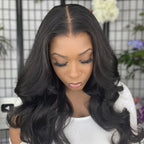 Wear & Go Body Wave 9x6 Pre-Cut Pre-Plucked & Pre-Bleached Skin Lace Glueless Wig