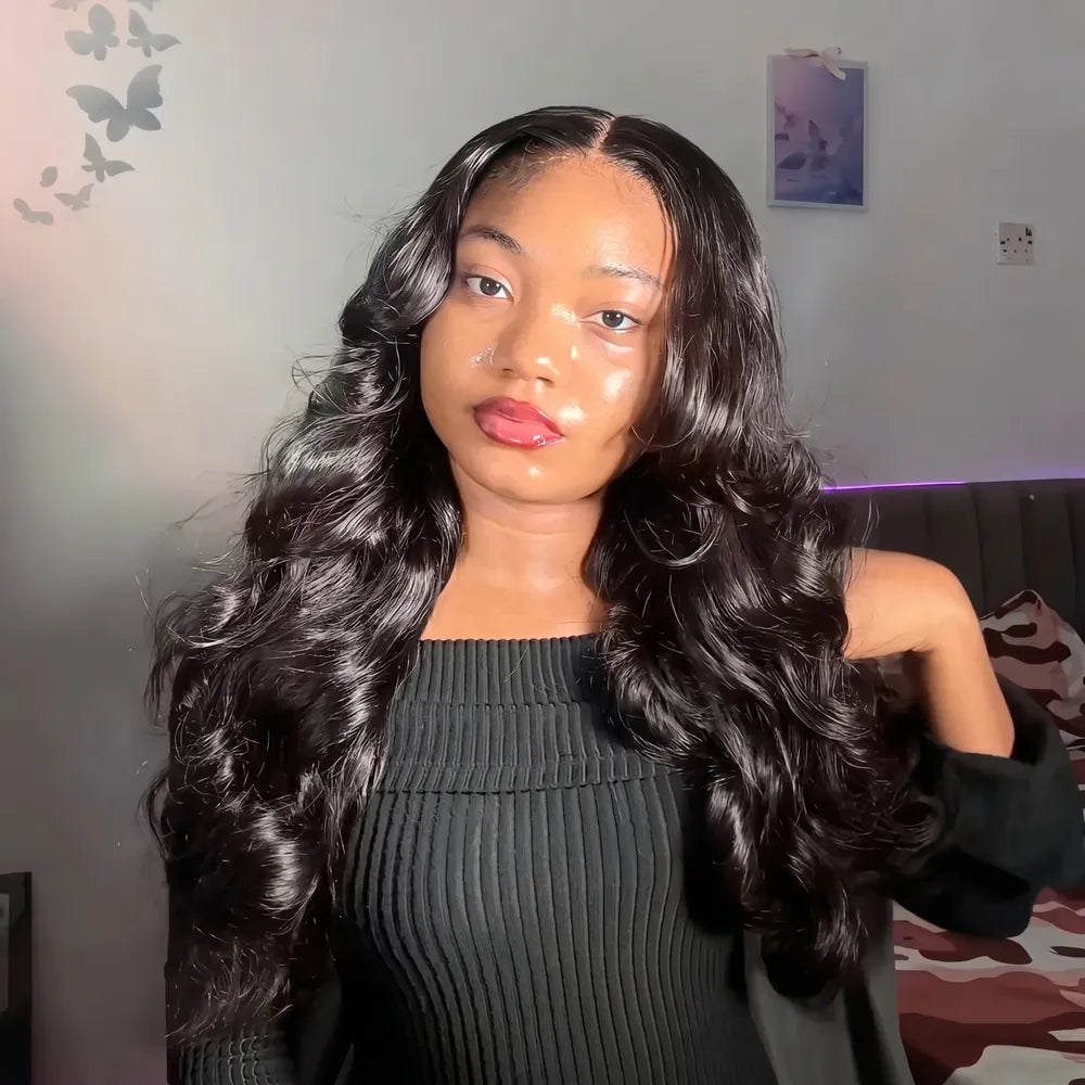 Wear & Go Body Wave 9x6 Pre-Cut Pre-Plucked & Pre-Bleached Skin Lace Glueless Wig